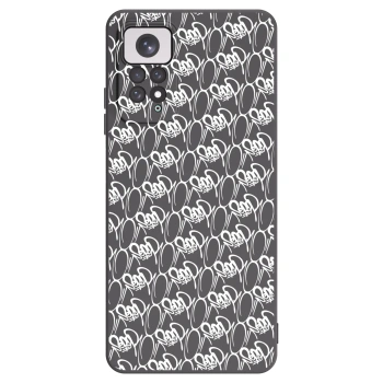 Obal pro Xiaomi Redmi Note 11 - Separ - White On Black 2