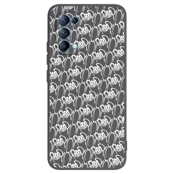 Obal pro OPPO Reno 5 5G - Separ - White On Black 2