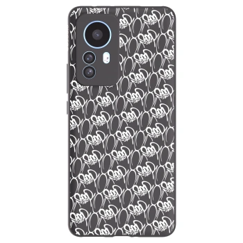 Obal pro Xiaomi 12T Pro - Separ - White On Black 2