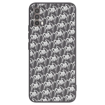 Obal pro Motorola Moto E40 - Separ - White On Black 2