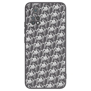 Obal pro Xiaomi Poco M4 Pro - Separ - White On Black 2