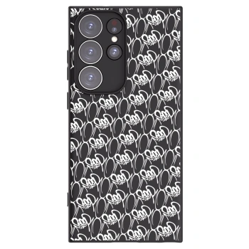 Obal pro Samsung Galaxy S23 Ultra 5G - Separ - White On Black 2