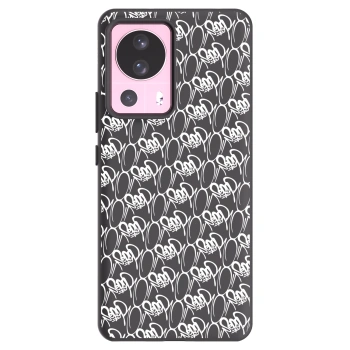 Obal pro Xiaomi 13 Lite - Separ - White On Black 2