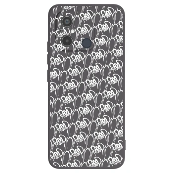 Obal pro Xiaomi Redmi 12C - Separ - White On Black 2