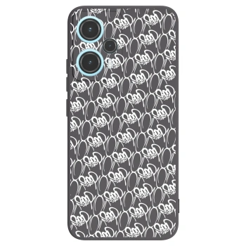 Obal pro Xiaomi Poco F5 - Separ - White On Black 2