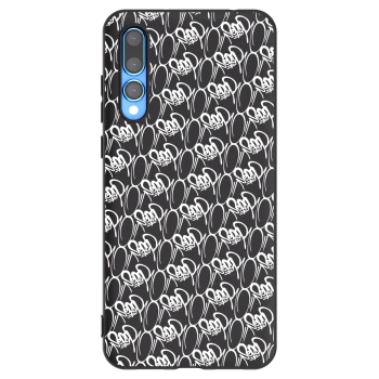 Obal pro Huawei P20 Pro - Separ - White On Black 2