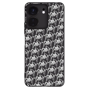 Obal pro Xiaomi Redmi 13C 4G - Separ - White On Black 2