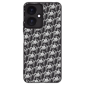 Obal pro Xiaomi Redmi 13C 5G - Separ - White On Black 2