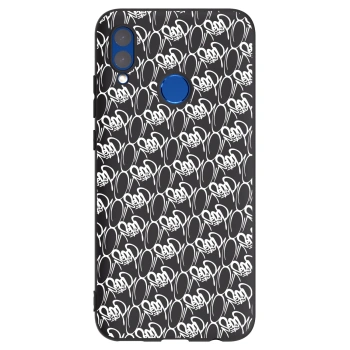 Obal pro Huawei P Smart 2019 - Separ - White On Black 2