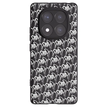 Obal pro Xiaomi Redmi Note 14 Pro 5G - Separ - White On Black 2