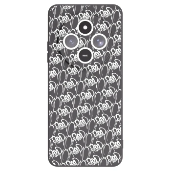 Obal pro Xiaomi Redmi 14C - Separ - White On Black 2
