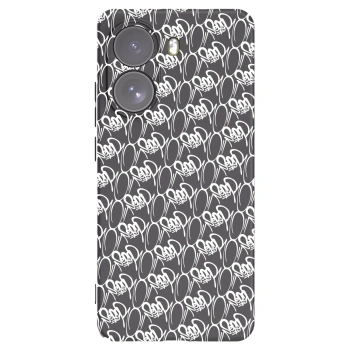 Obal pro Xiaomi Poco X7 - Separ - White On Black 2