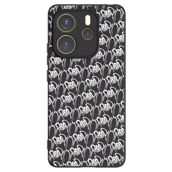 Obal pro Xiaomi Redmi Note 14 4G - Separ - White On Black 2