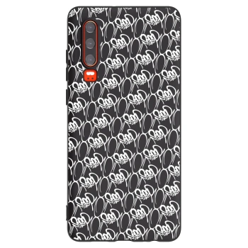 Obal pro Huawei P30 - Separ - White On Black 2