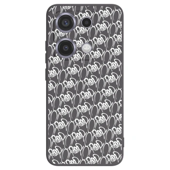 Obal pro Xiaomi Redmi Note 14S - Separ - White On Black 2