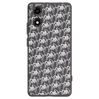 Obal pro Motorola Moto E14 - Separ - White On Black 2