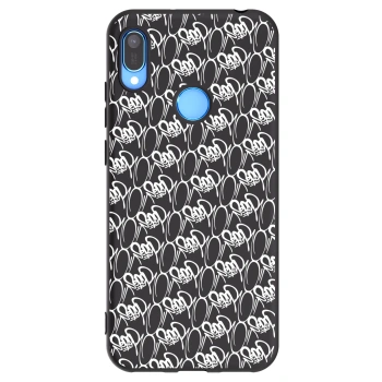 Obal pro Huawei Y6 2019 - Separ - White On Black 2