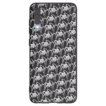 Obal pro Samsung Galaxy A70 A705F - Separ - White On Black 2