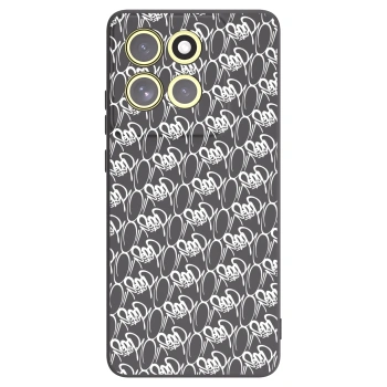 Obal pro Motorola Moto G86 5G - Separ - White On Black 2