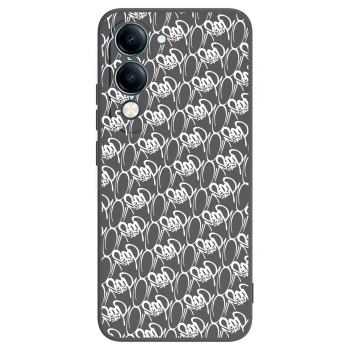 Obal pro Vivo Y29s 5G - Separ - White On Black 2