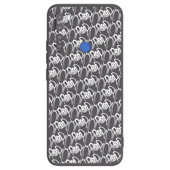 Obal pro Xiaomi Redmi Note 8T - Separ - White On Black 2
