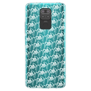 Obal pro Xiaomi Redmi Note 9 - Separ - White On Black 2