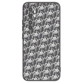 Obal pro Xiaomi Mi Note 10 Lite - Separ - White On Black 2