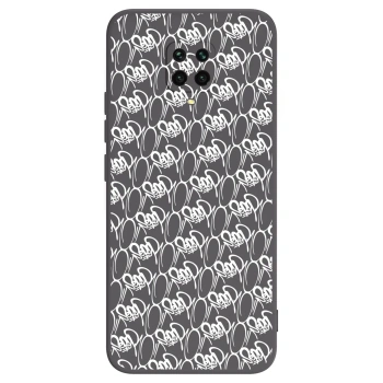 Obal pro Xiaomi Redmi Note 9S - Separ - White On Black 2