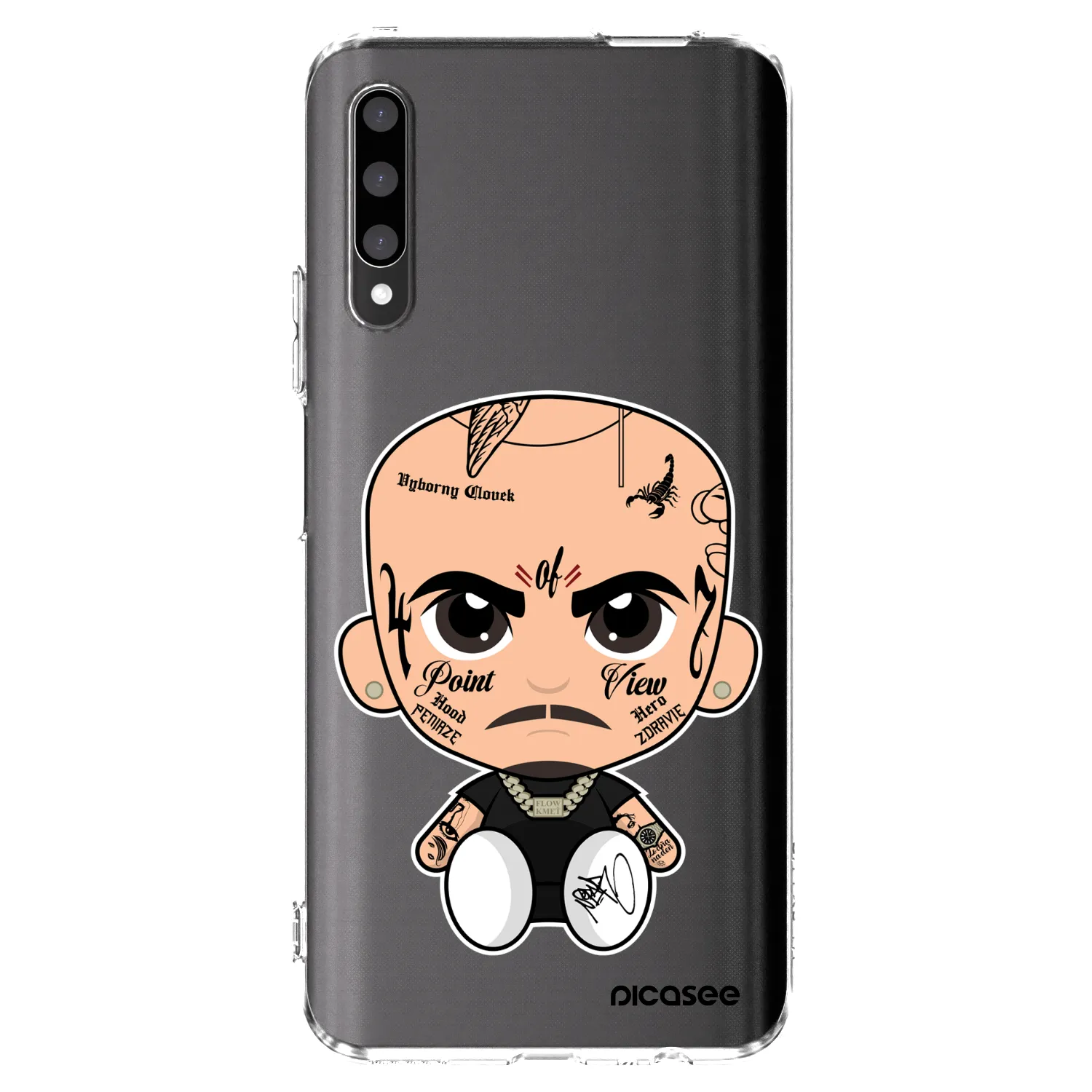 Picasee silikonový průhledný obal pro Honor 9X Pro - Separ