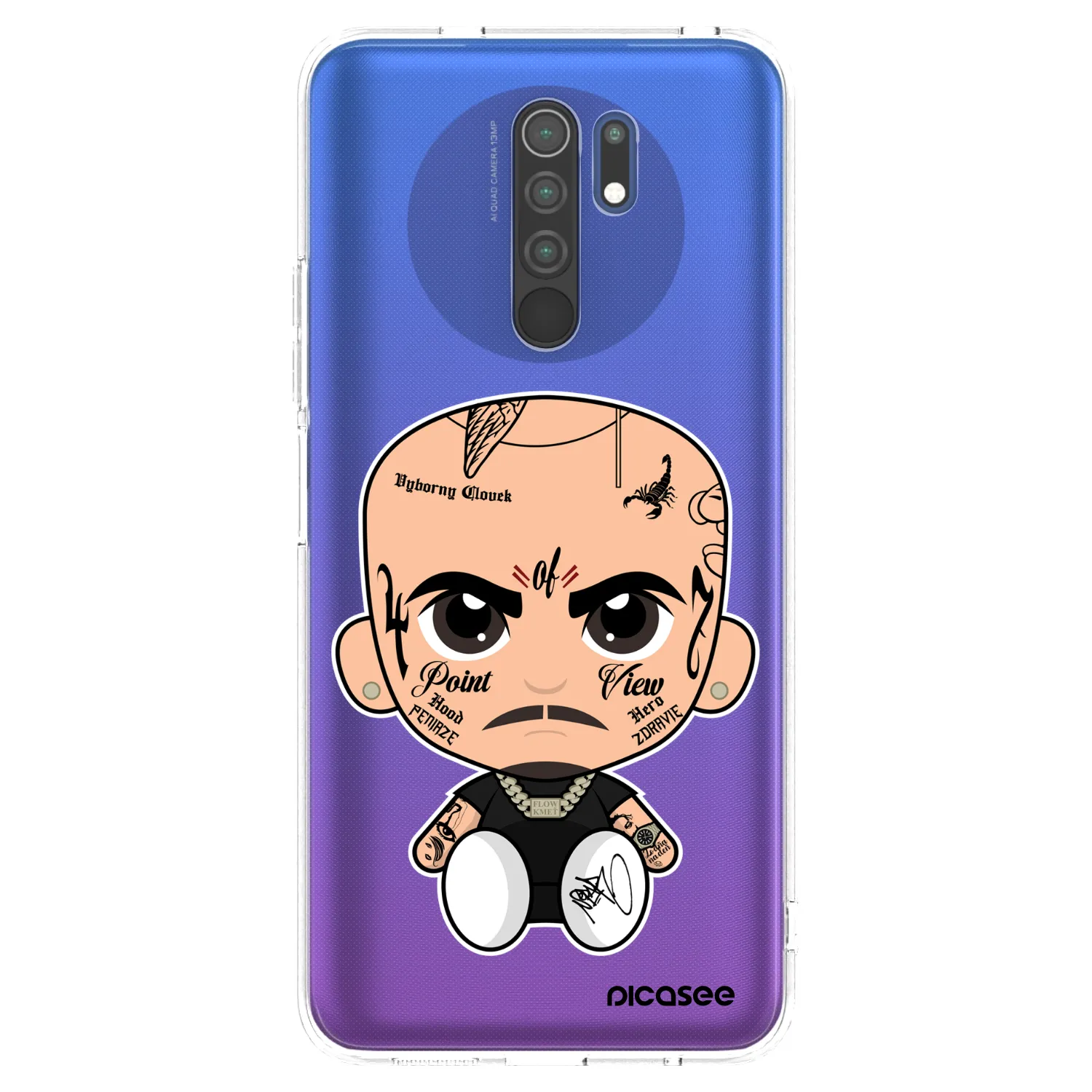 Picasee silikonový průhledný obal pro Xiaomi Redmi 9 - Separ
