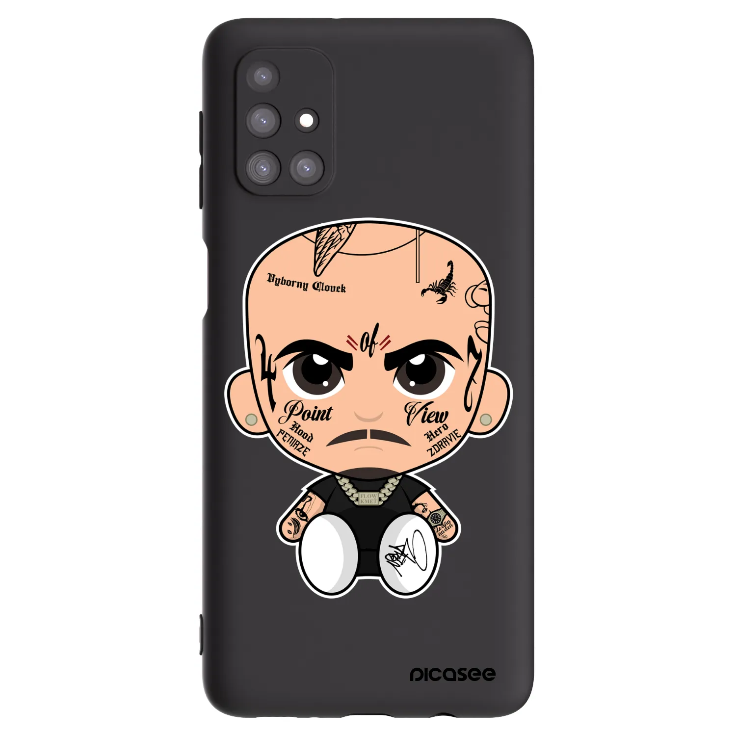 Picasee silikonový černý obal pro Samsung Galaxy M31s - Separ