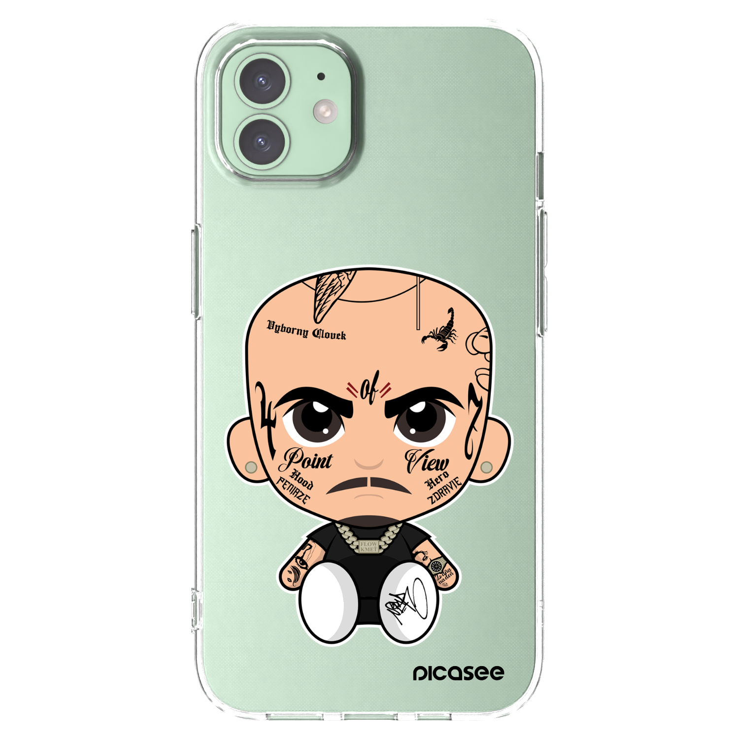 Picasee silikonový průhledný obal pro Apple iPhone 12 - Separ
