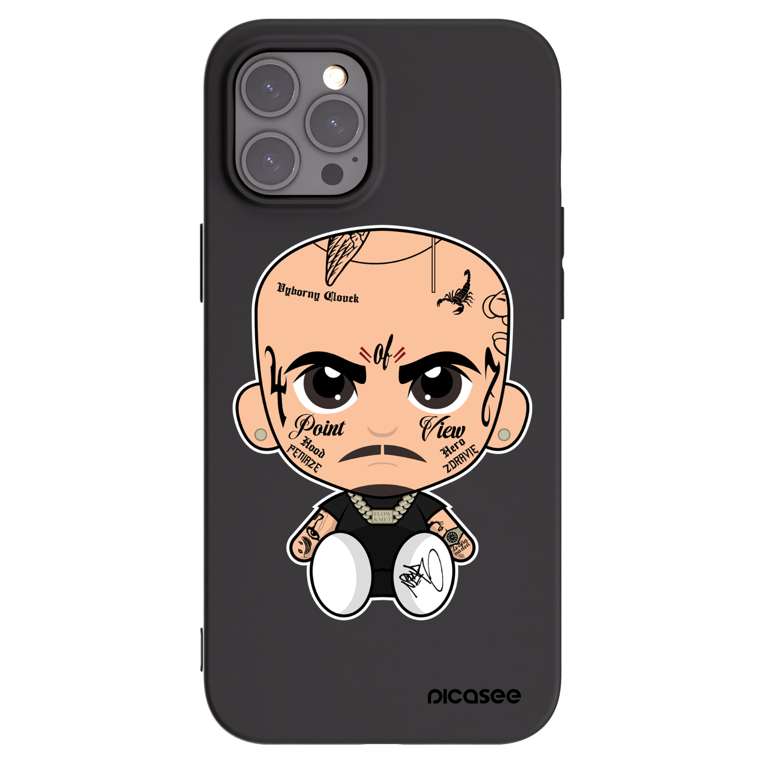 Picasee silikonový černý obal pro Apple iPhone 12 Pro Max - Separ