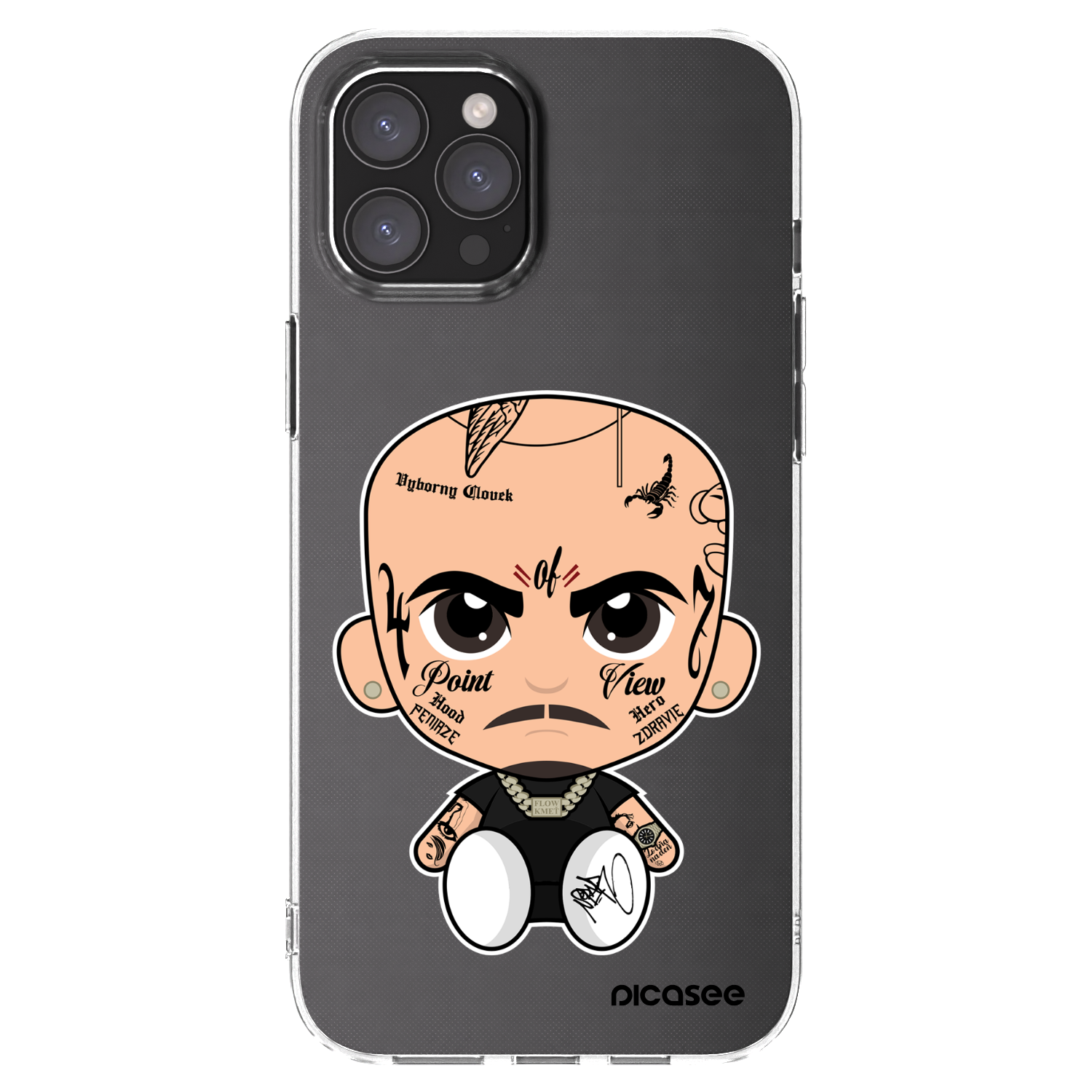 Picasee silikonový průhledný obal pro Apple iPhone 12 Pro Max - Separ