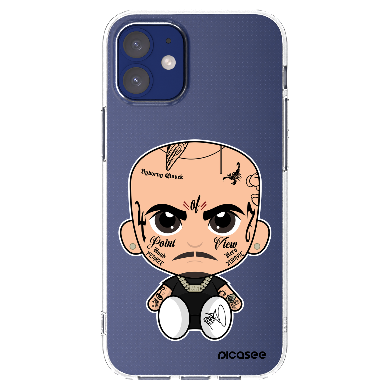 Picasee silikonový průhledný obal pro Apple iPhone 12 mini - Separ