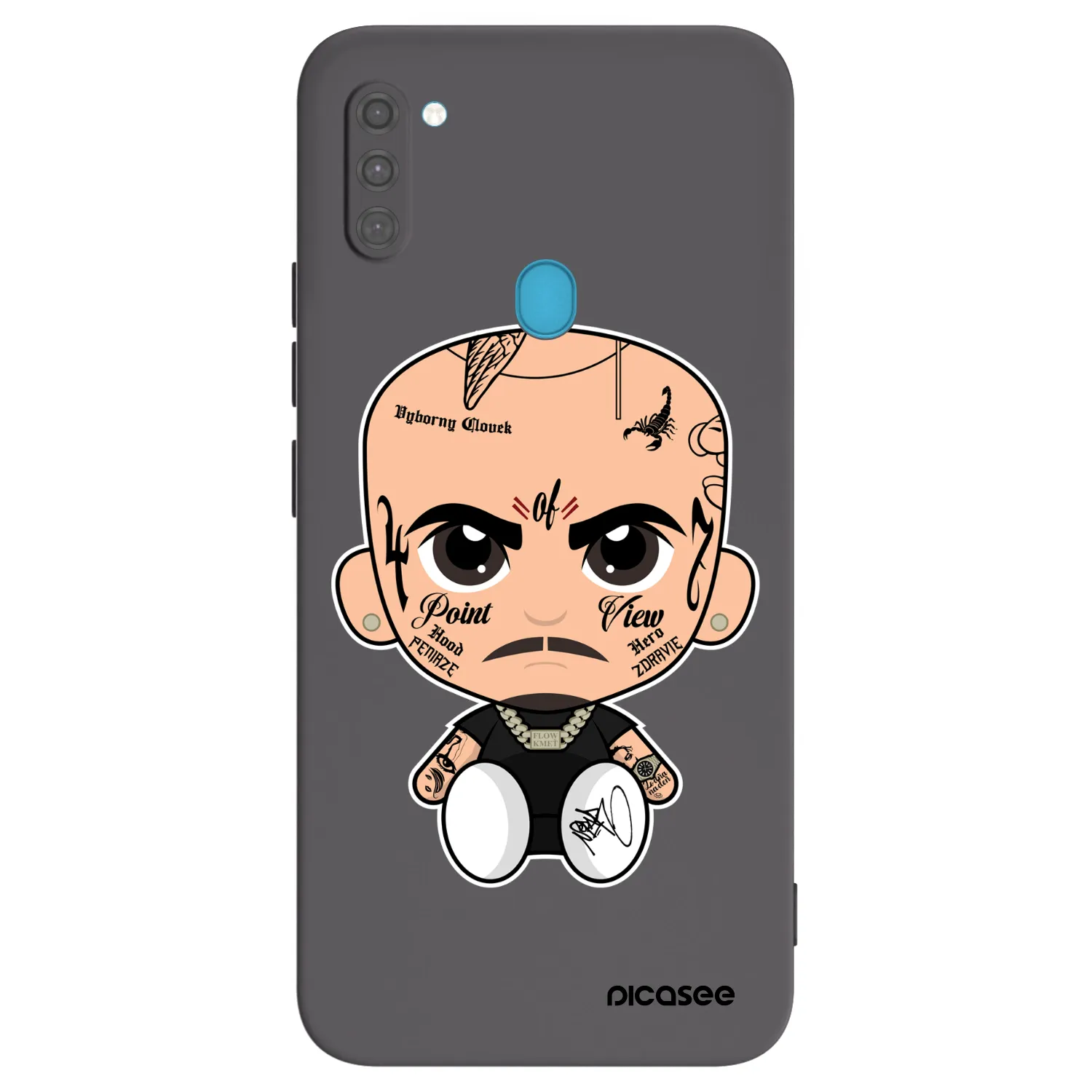 Picasee silikonový černý obal pro Samsung Galaxy M11 - Separ