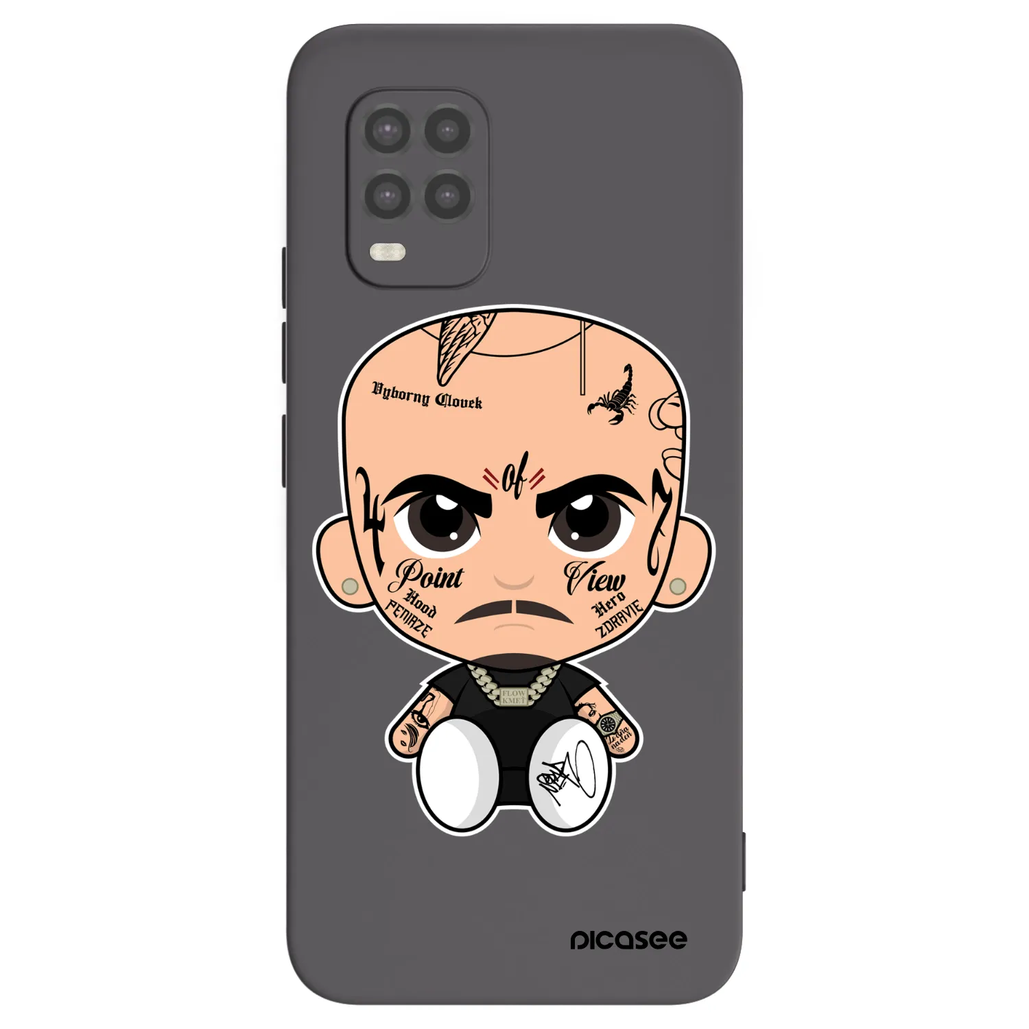 Picasee silikonový černý obal pro Xiaomi Mi 10 Lite - Separ
