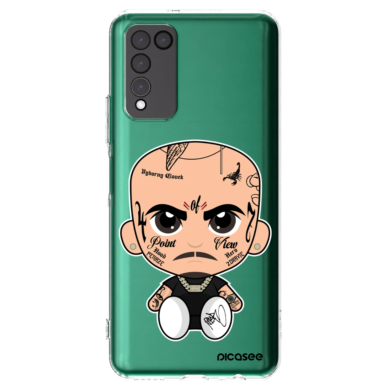Picasee silikonový průhledný obal pro Honor 10X Lite - Separ