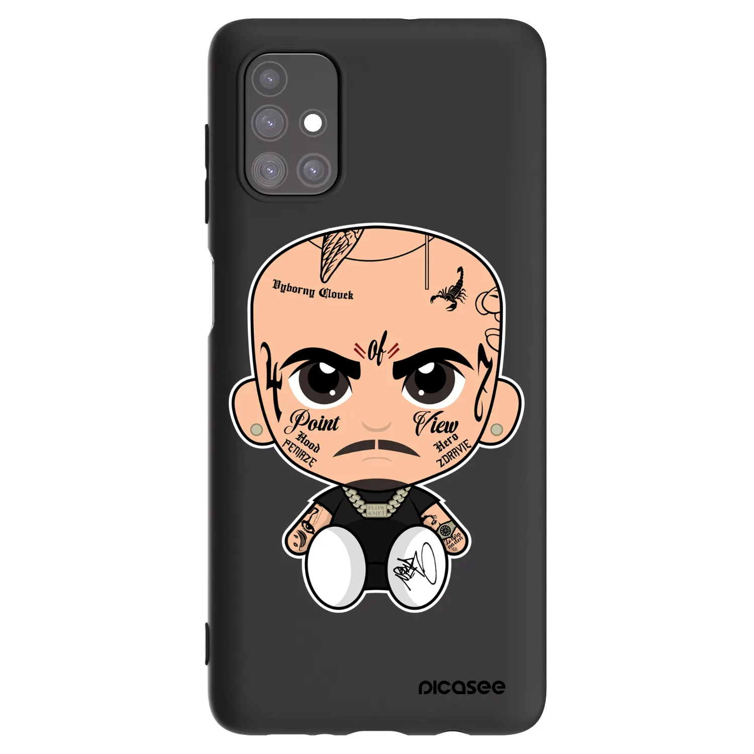 Picasee silikonový černý obal pro Samsung Galaxy M51 M515F - Separ