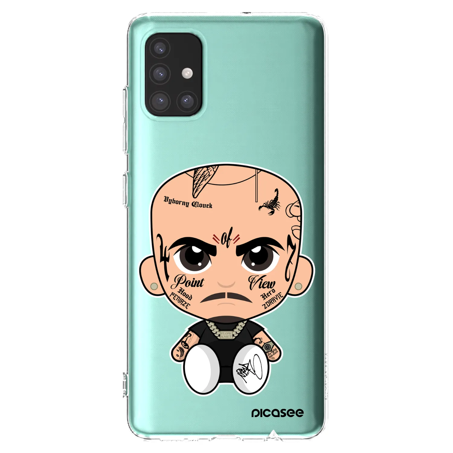 Picasee silikonový průhledný obal pro Samsung Galaxy M51 M515F - Separ
