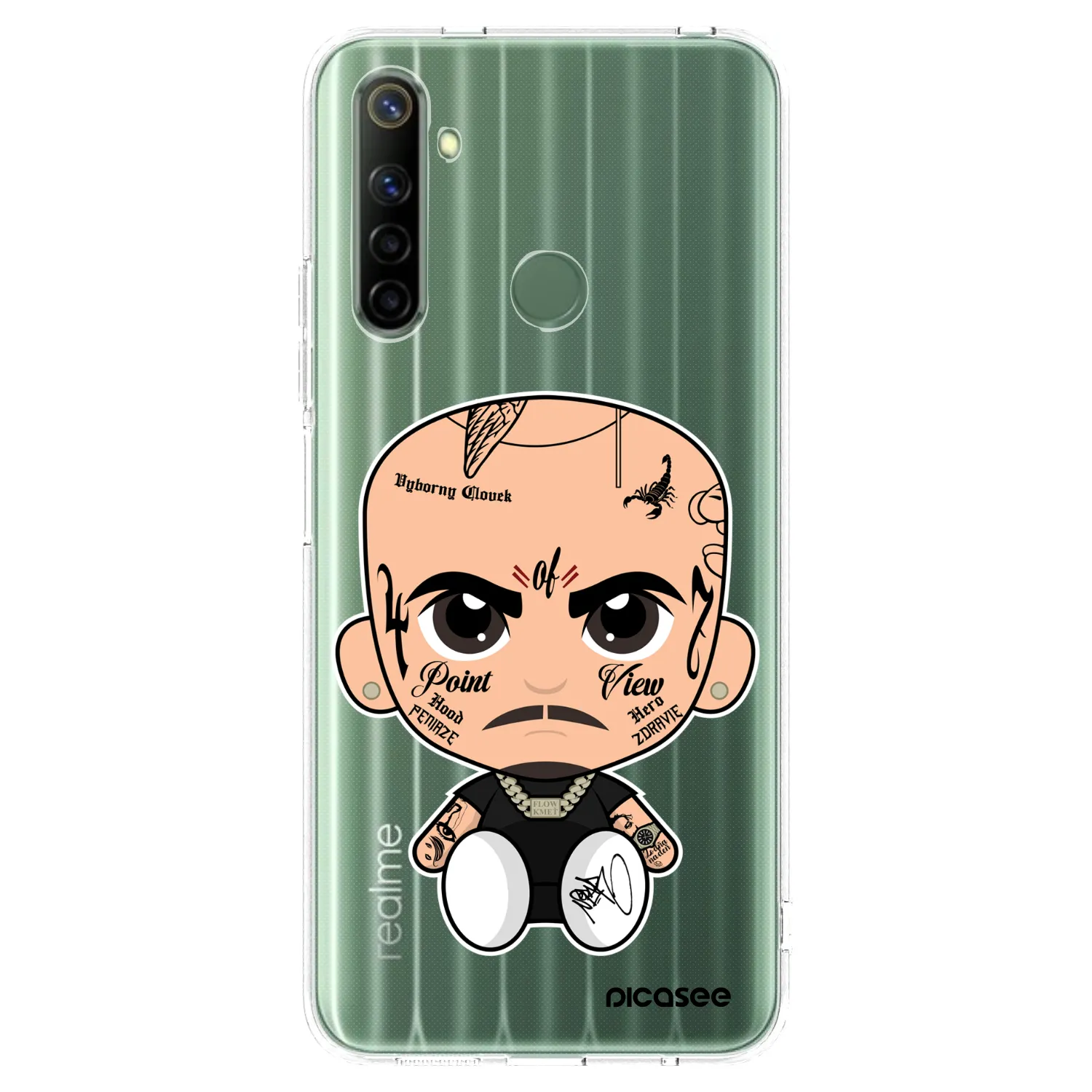 Picasee silikonový průhledný obal pro Realme 6i - Separ