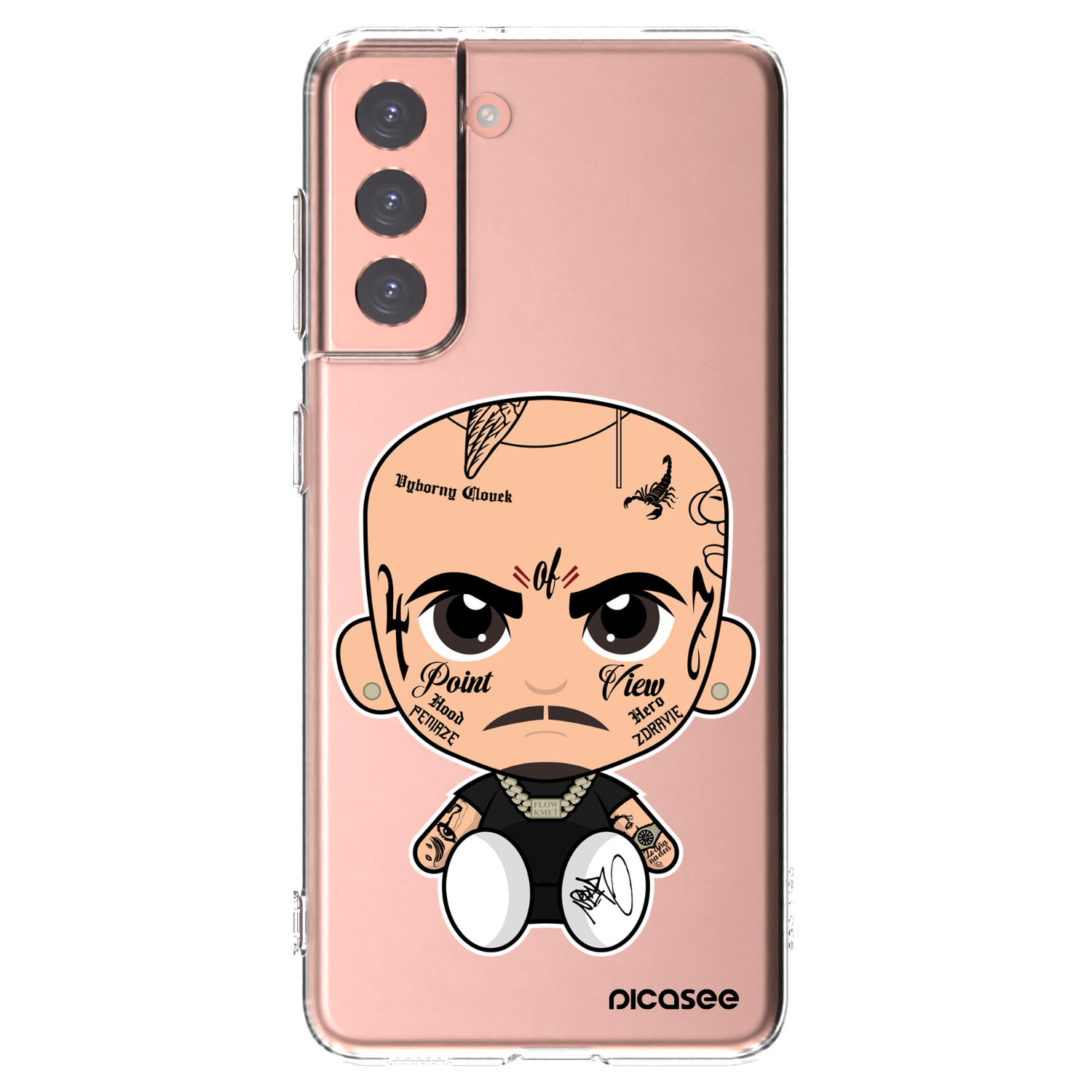 Picasee silikonový průhledný obal pro Samsung Galaxy S21 5G G991B - Separ
