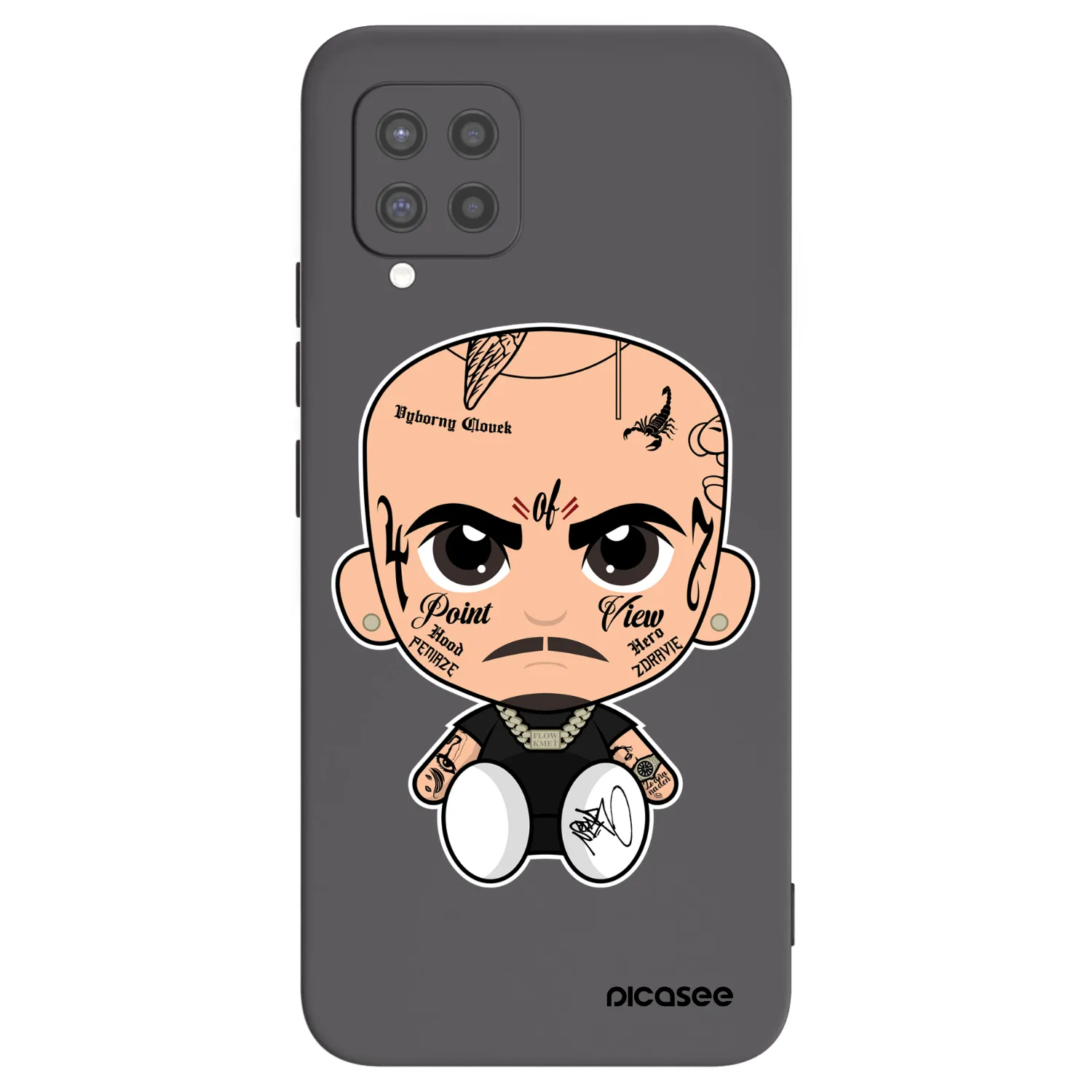 Picasee silikonový černý obal pro Samsung Galaxy A42 A426B - Separ