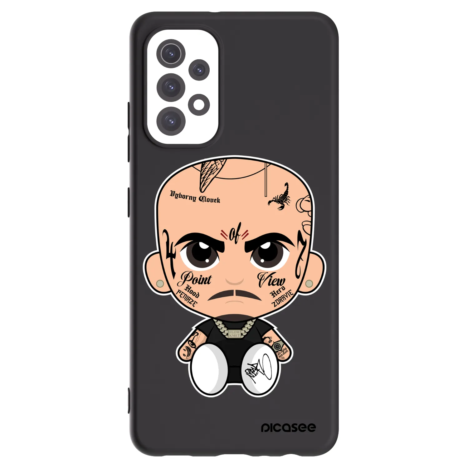 Picasee silikonový černý obal pro Samsung Galaxy A32 5G A326B - Separ