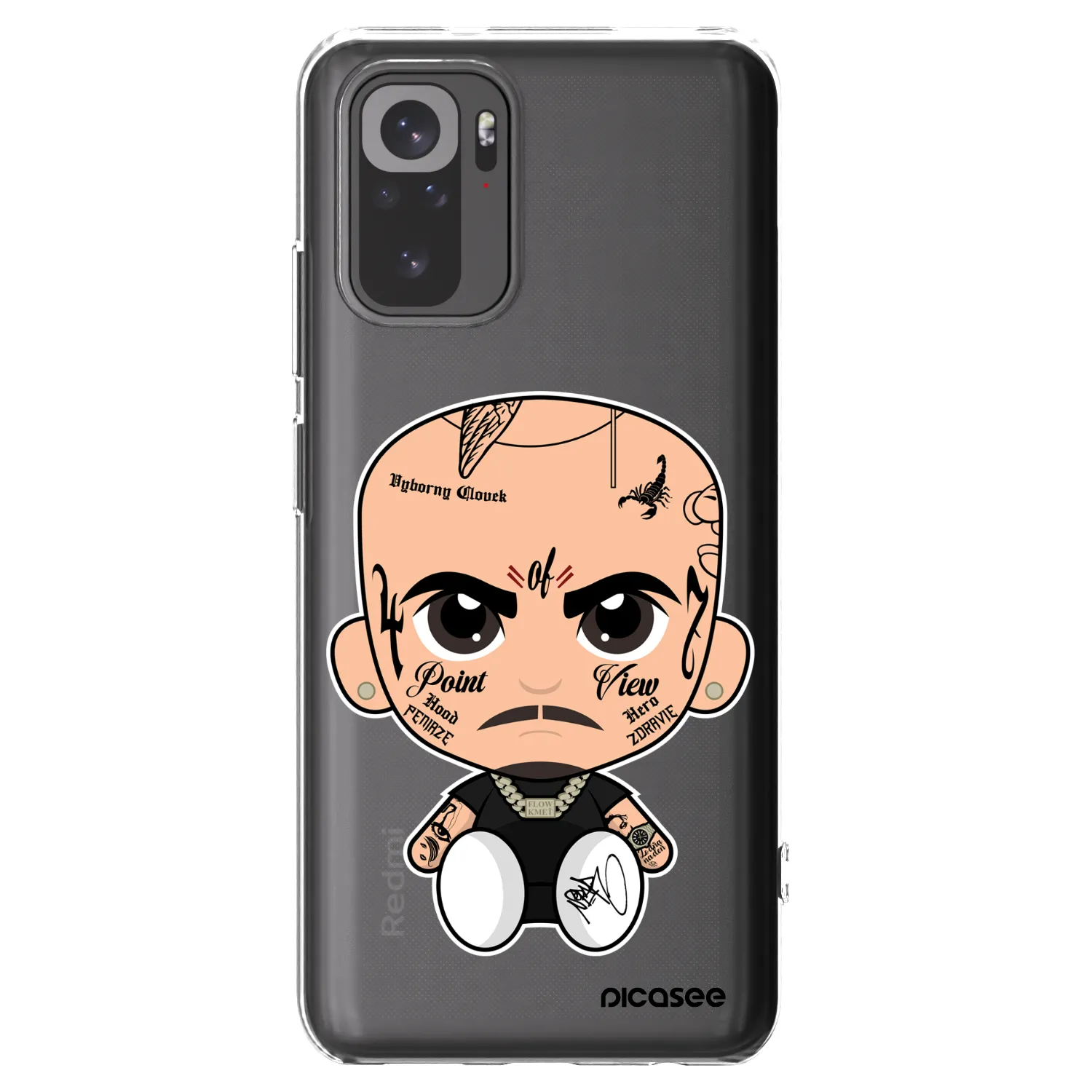 Picasee silikonový průhledný obal pro Xiaomi Redmi Note 10S - Separ