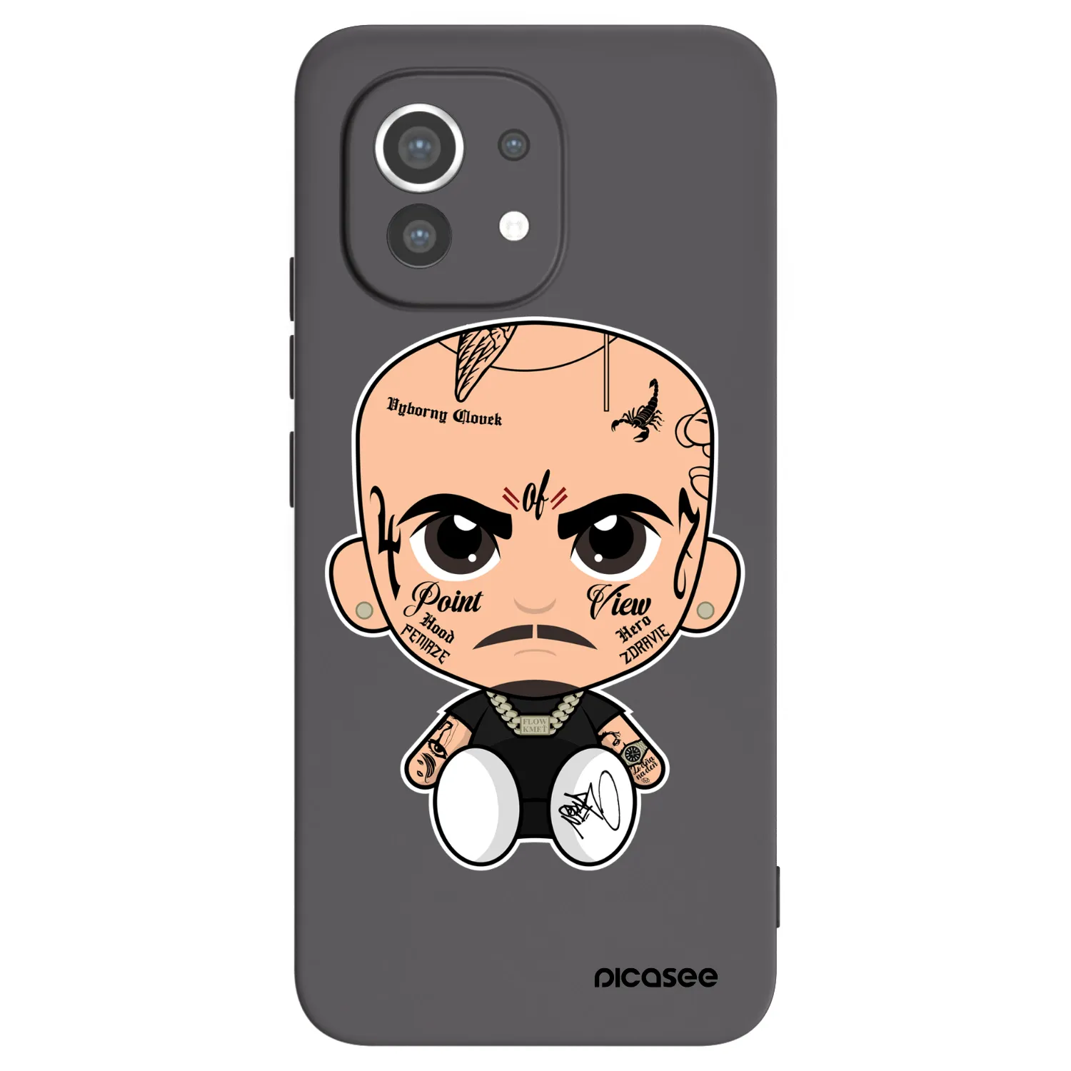 Picasee silikonový černý obal pro Xiaomi Mi 11 - Separ