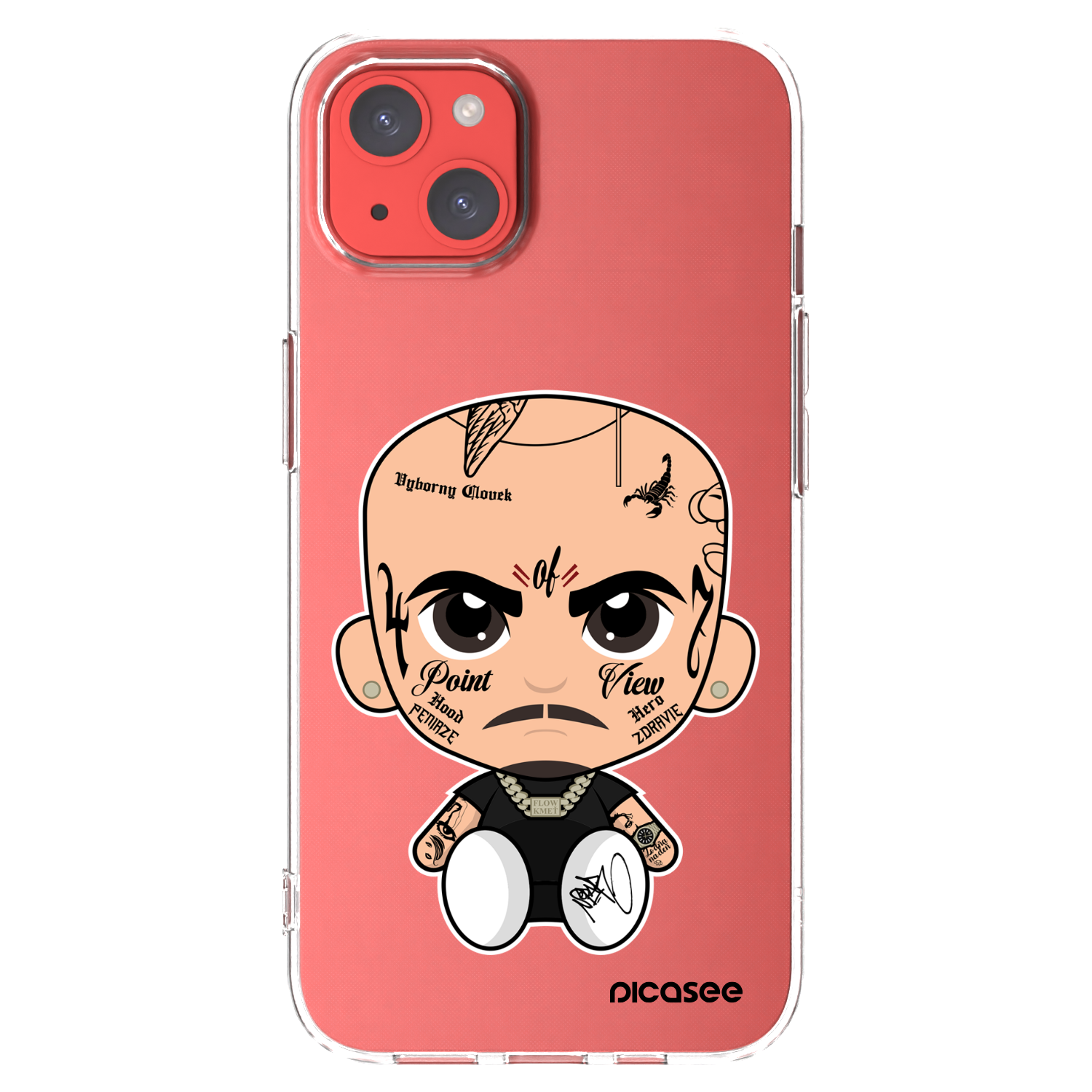 Picasee silikonový průhledný obal pro Apple iPhone 13 - Separ