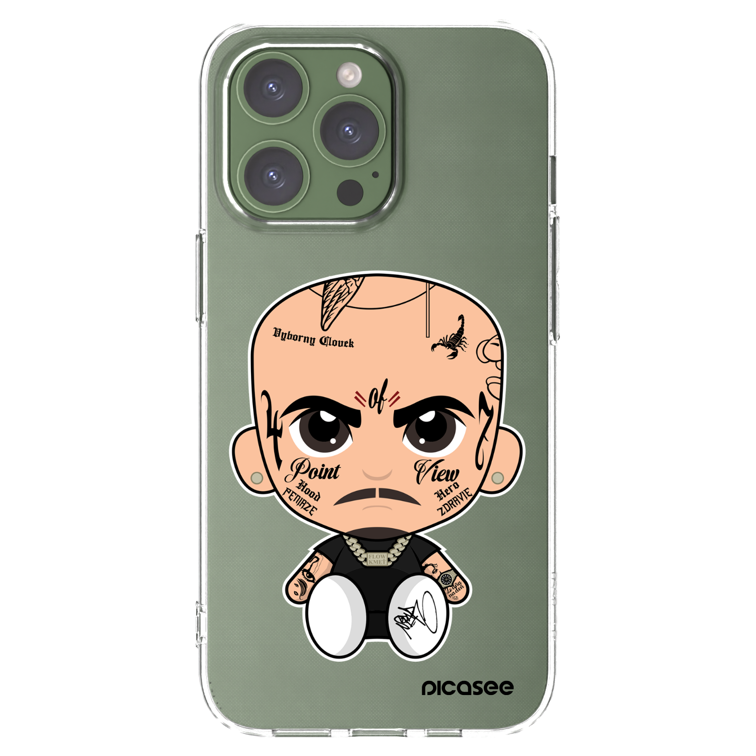 Picasee silikonový průhledný obal pro Apple iPhone 13 Pro - Separ