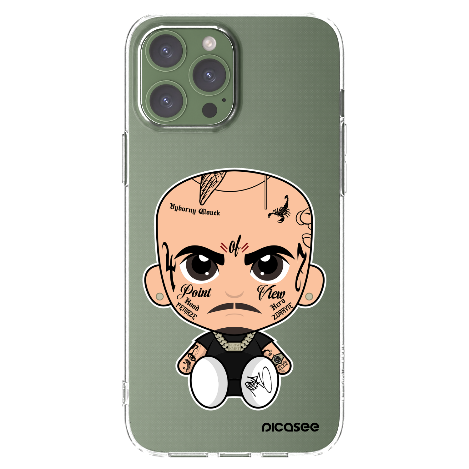 Picasee silikonový průhledný obal pro Apple iPhone 13 Pro Max - Separ