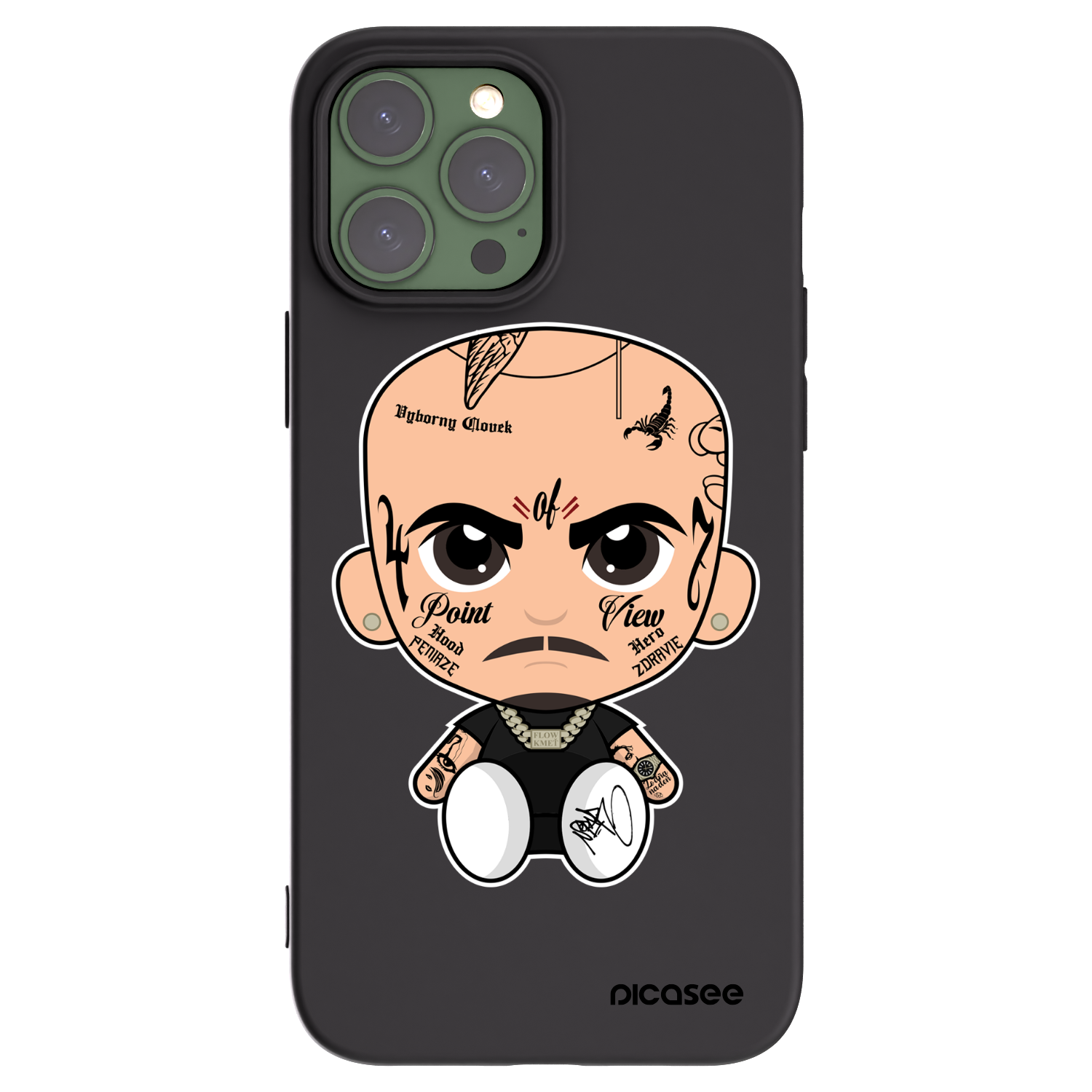 Picasee silikonový černý obal pro Apple iPhone 13 Pro Max - Separ